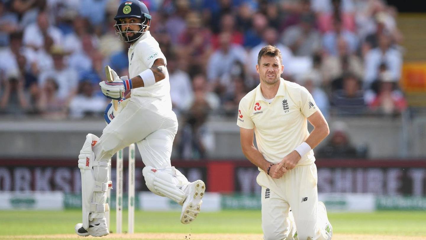 All eyes will be on Anderson and Kohli All eyes will be on Anderson and Kohli