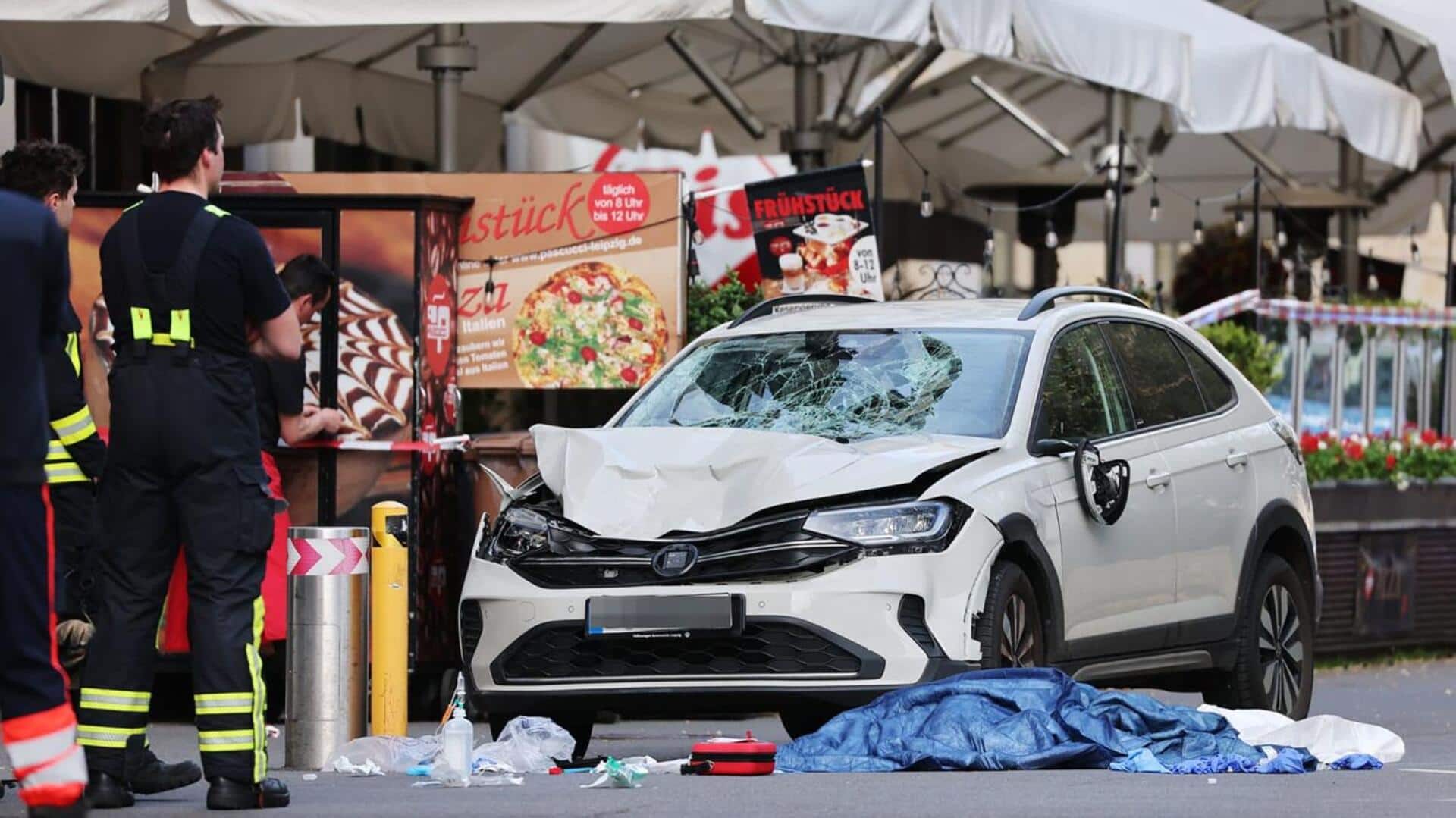 Car rams into crowd in Germany's Leipzig, 2 dead