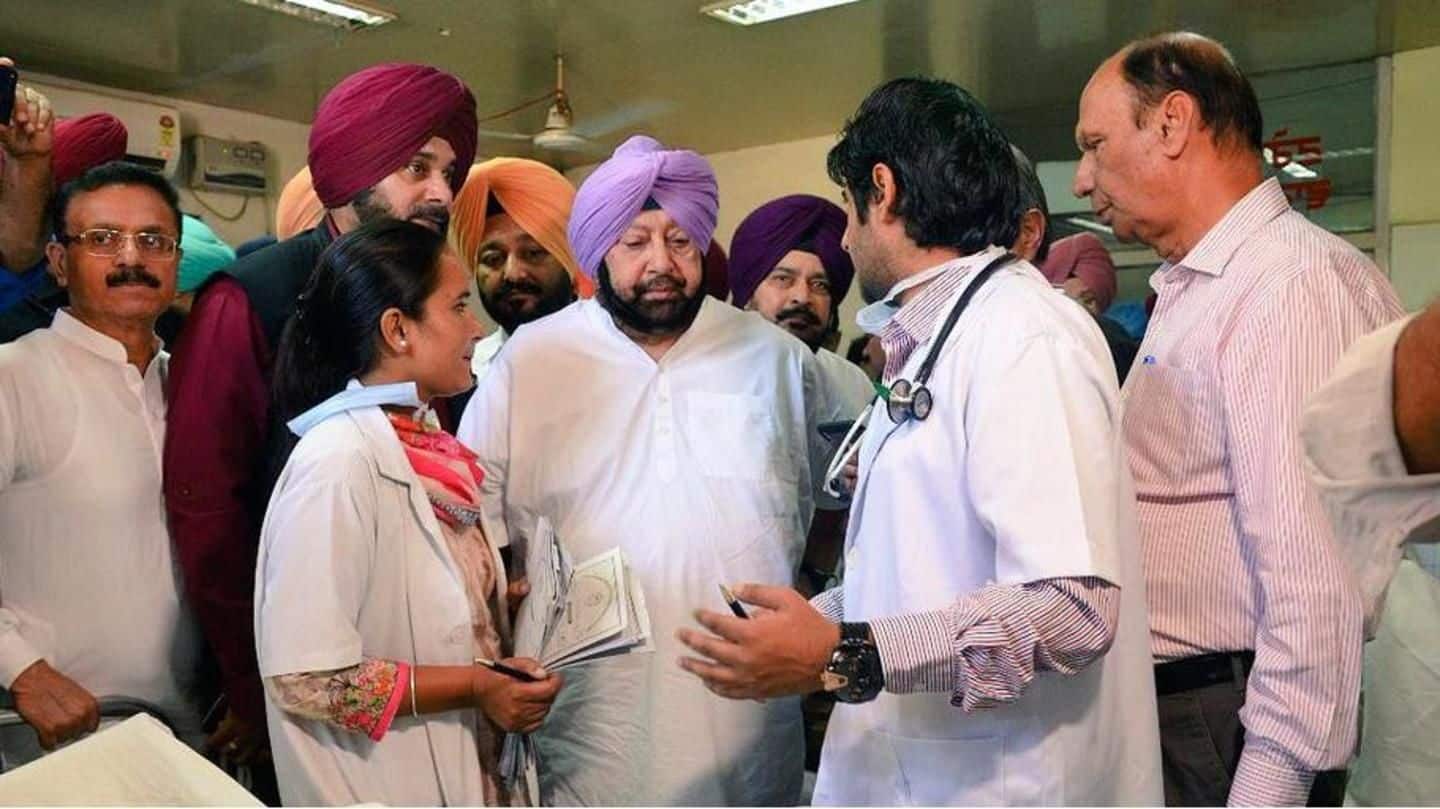 #AmritsarTrainTragedy: Punjab CM Amarinder visits injured; orders magisterial probe