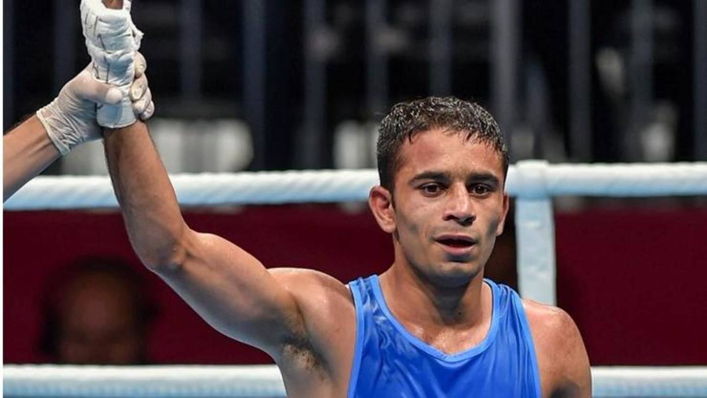 #AsianGames2018: CWG-medallist Amit beats Olympic-champ Dusmatov to win boxing gold
