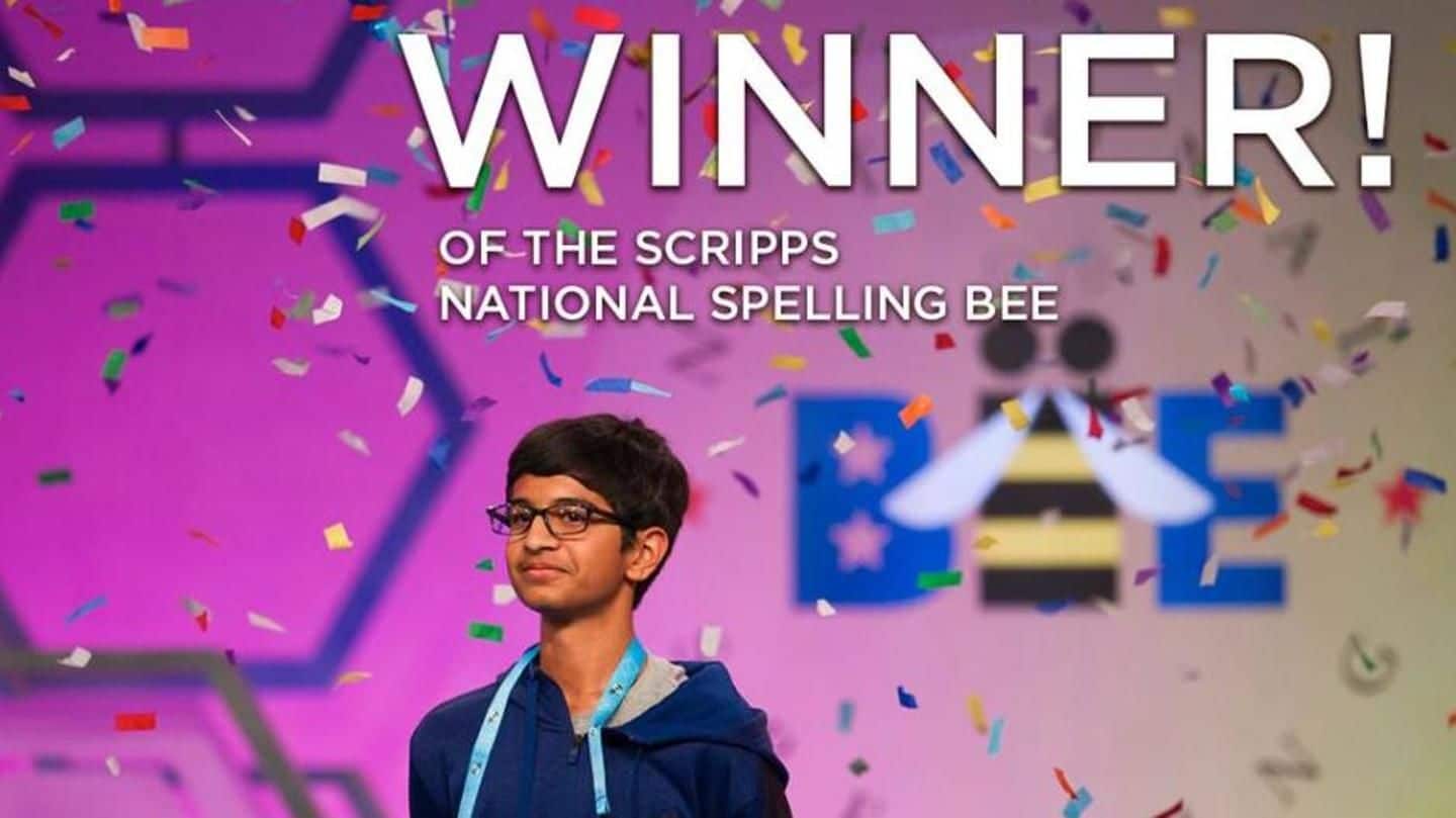 Indian-American teen wins Scripps Spelling Bee for 11th straight year