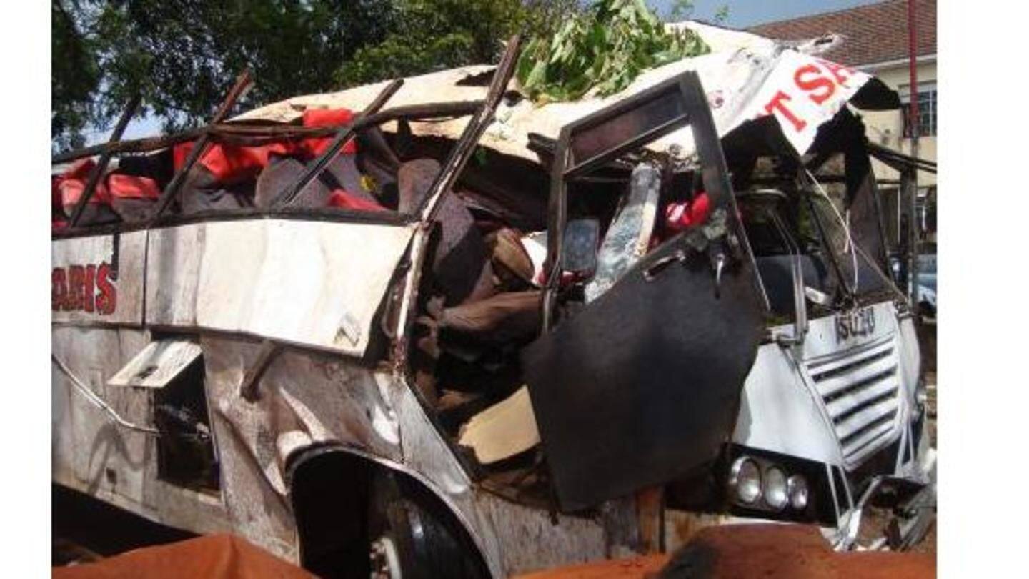 Uganda: 22 killed as bus hits a truck and tractor
