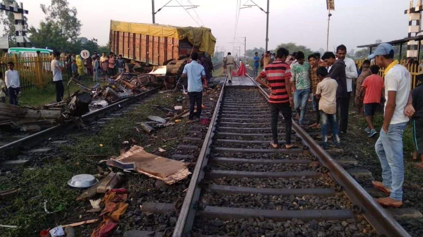 1 killed as truck rams into Rajdhani Express in MP