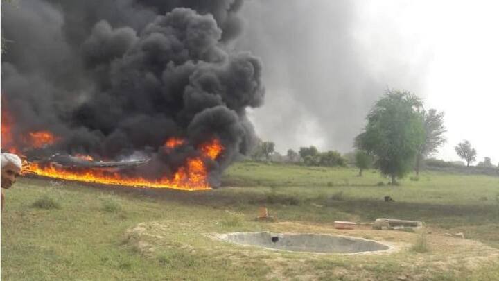 IAF's fighter jet crashes in Jodhpur; no casualties reported