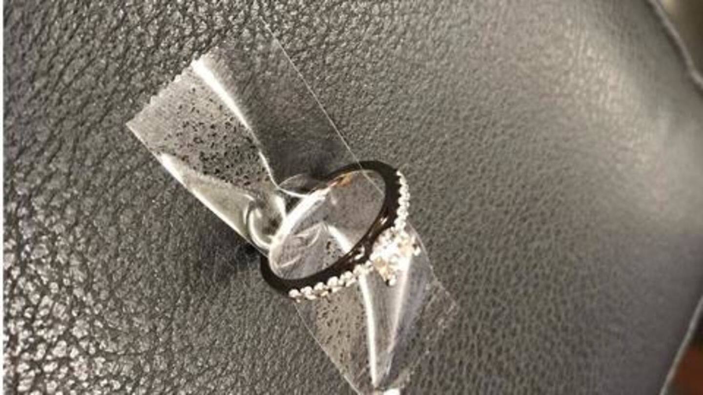 Couple initially planned to keep the lost ring a secret Couple initially planned to keep the lost ring a secret