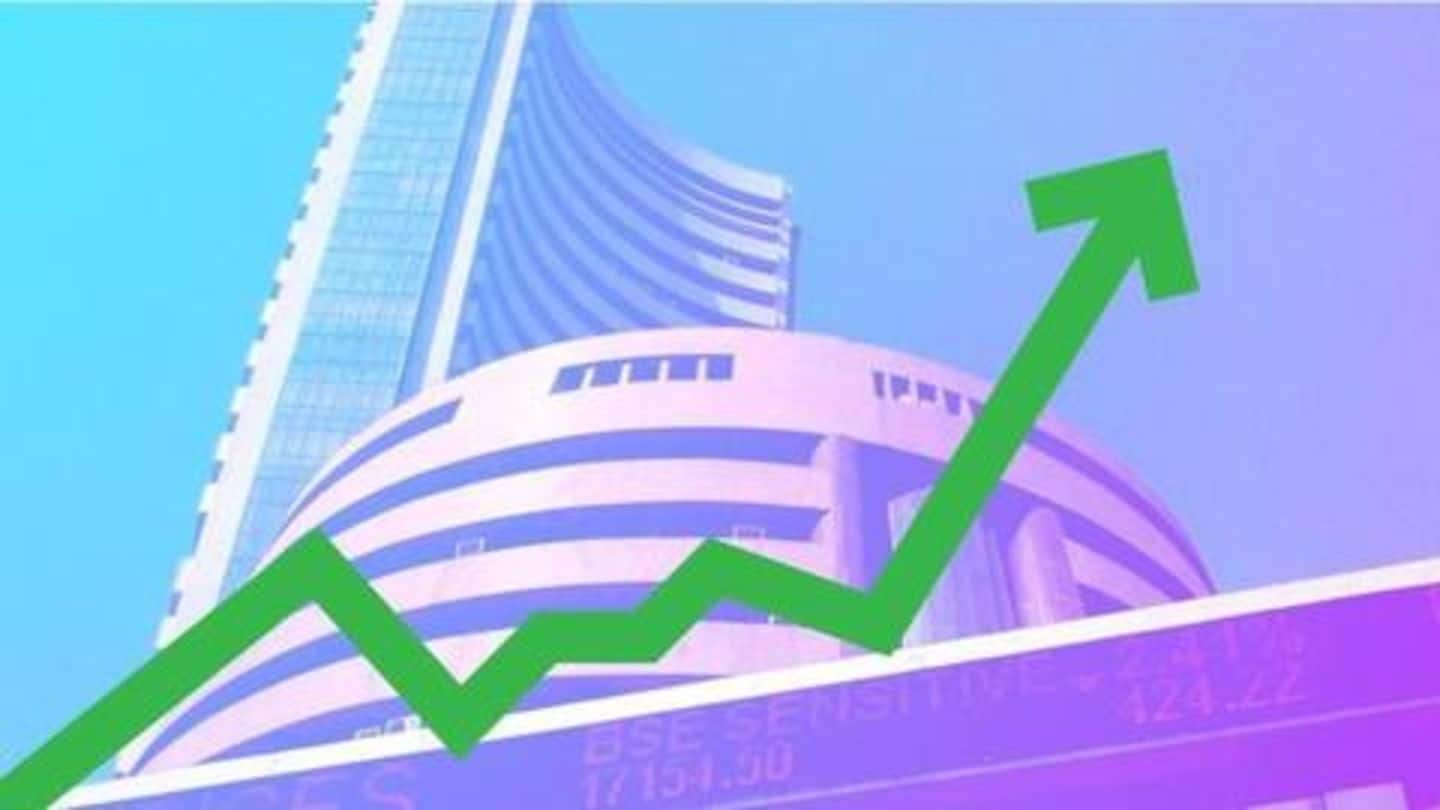 Sensex rises over 200 points, Nifty reclaims 10,800 mark