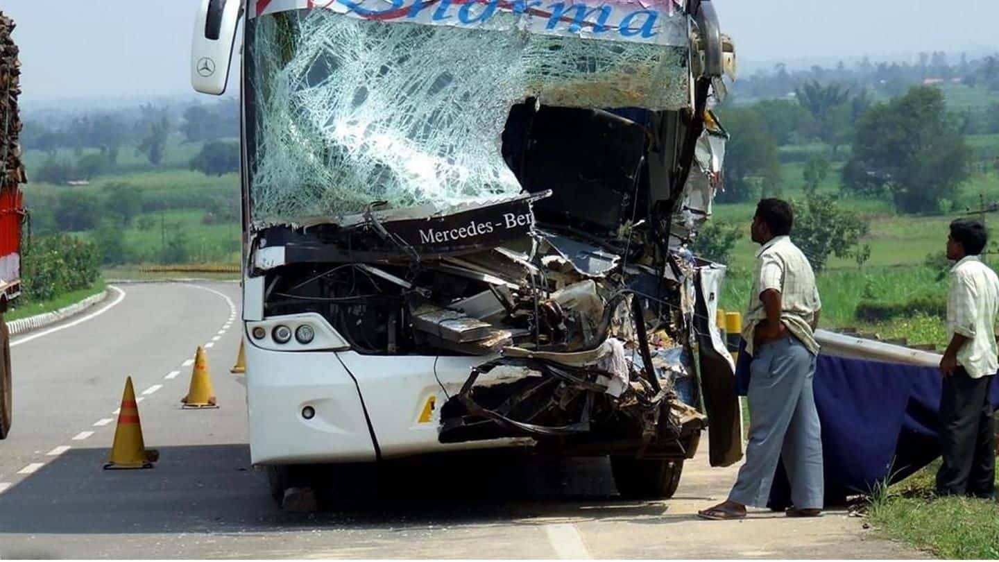 UP: Seven killed in bus accident on Lucknow-Agra Expressway