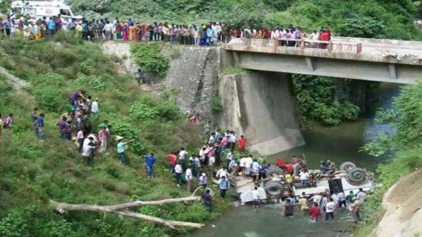 Uttarakhand: 14 killed, 17 injured as bus falls into gorge
