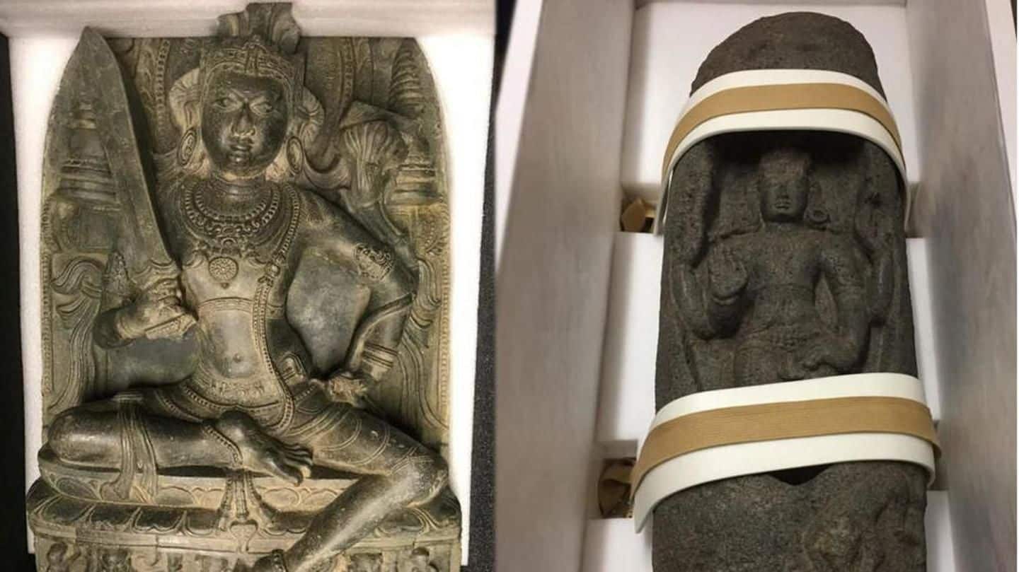 US returns two antique statues worth $500,000 stolen from India