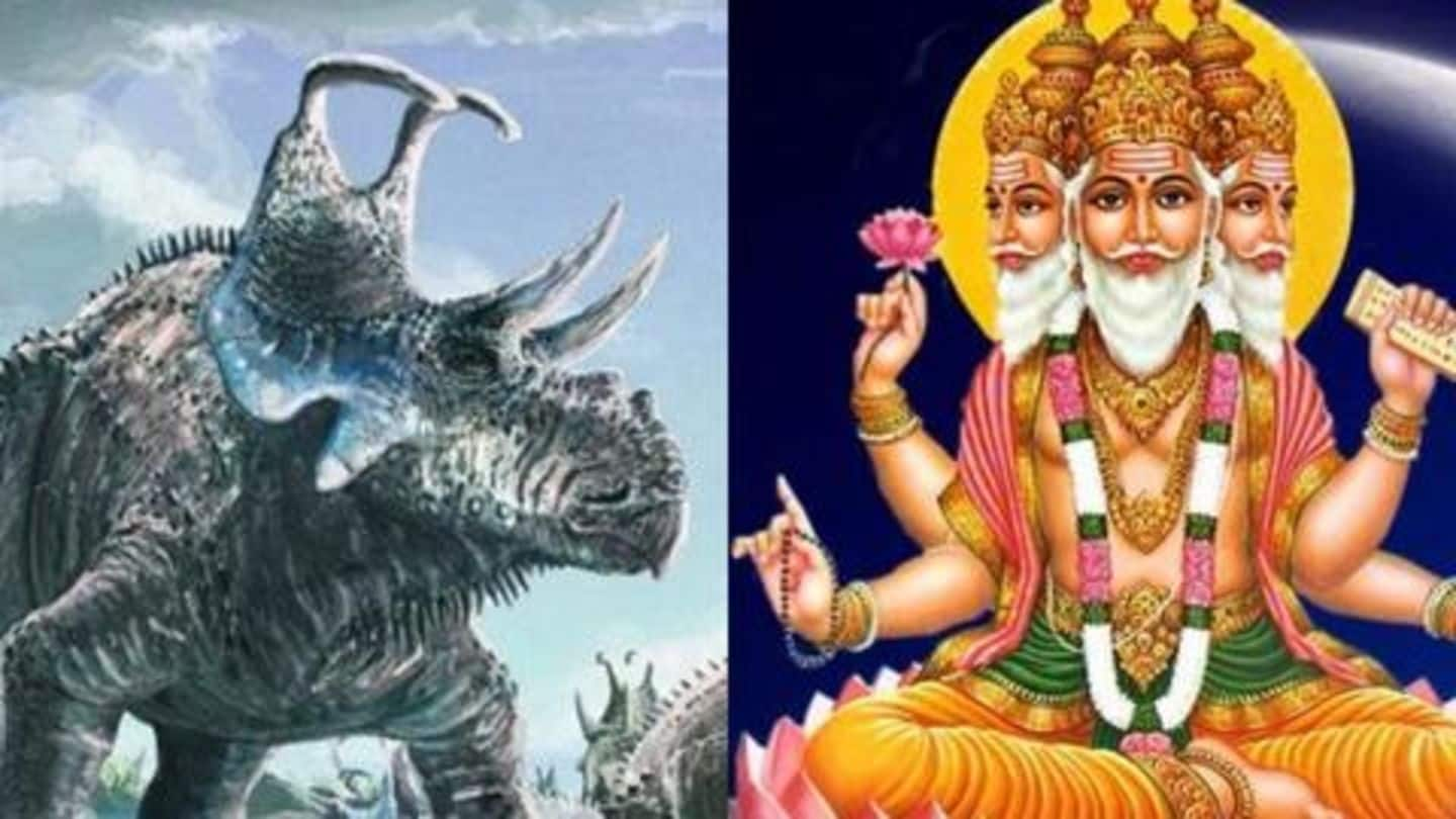 Indian geologist says Lord Brahma was first to discover dinosaurs