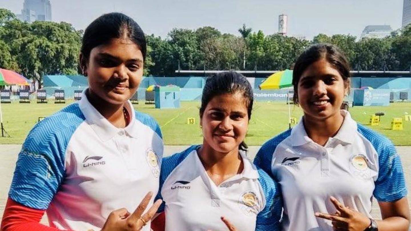 Asian Games 2018: Indian women's compound archery team bags silver