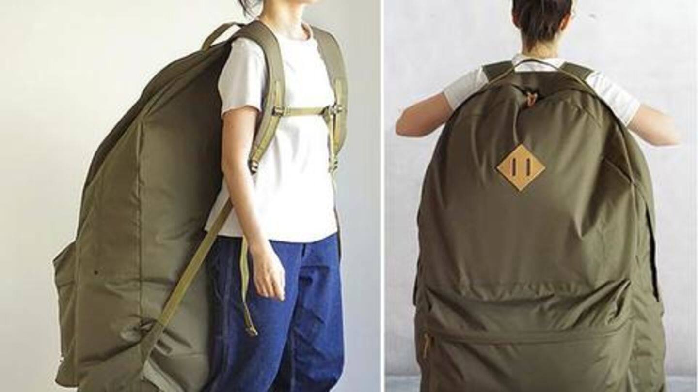 You could fit another human in these new Japanese backpacks