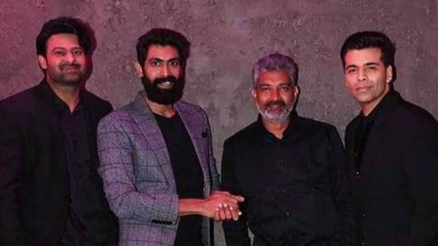 Karan has a special connection with the 'Baahubali' team Karan has a special connection with the 'Baahubali' team