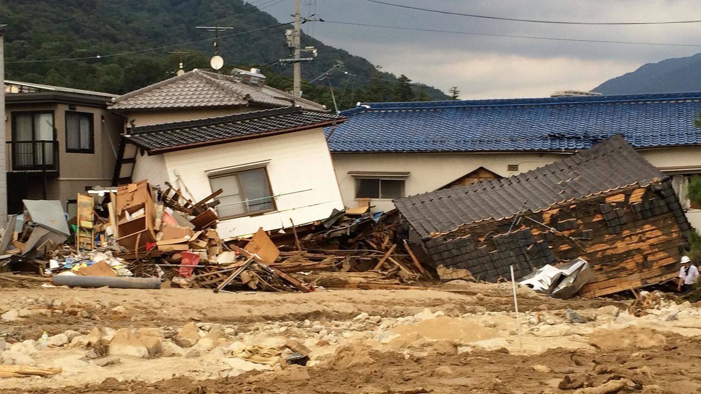 Japan: Incessant rains kill 199 so far; dozens missing