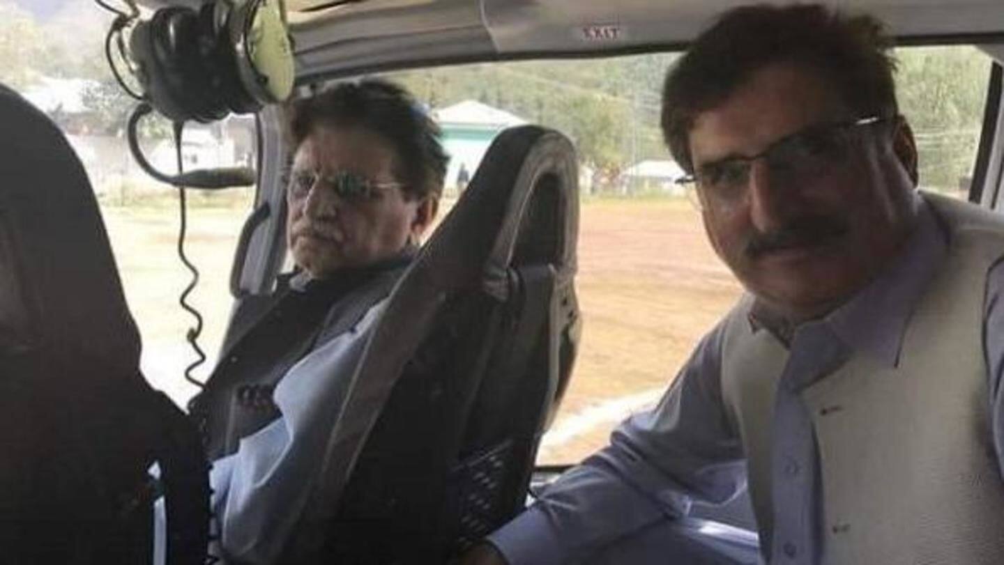 Haider was traveling with two ministers, personal staff officer Haider was traveling with two ministers, personal staff officer