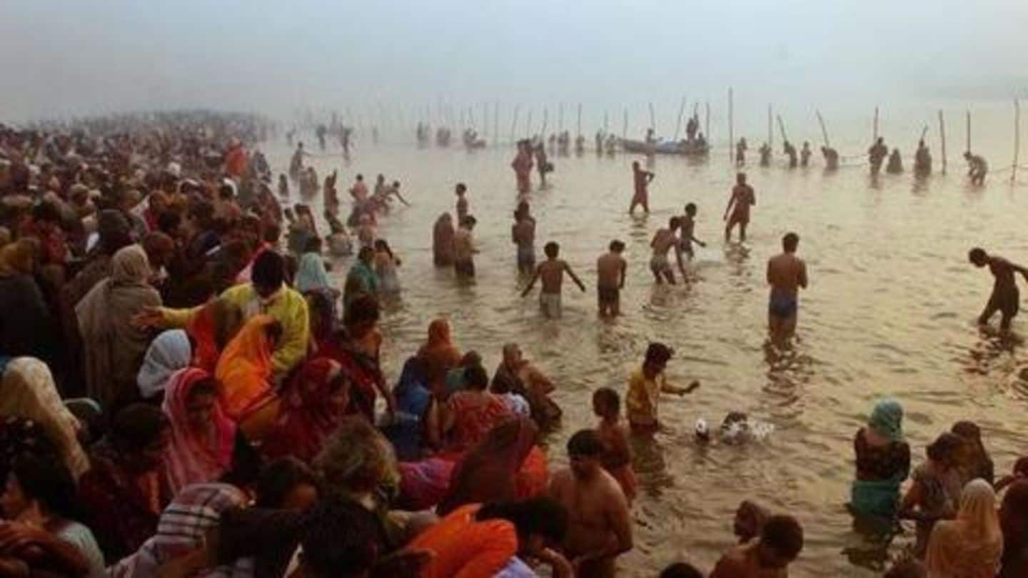On Makar Sankranti, 33L pilgrims take holy-dip in Ganga Sagar