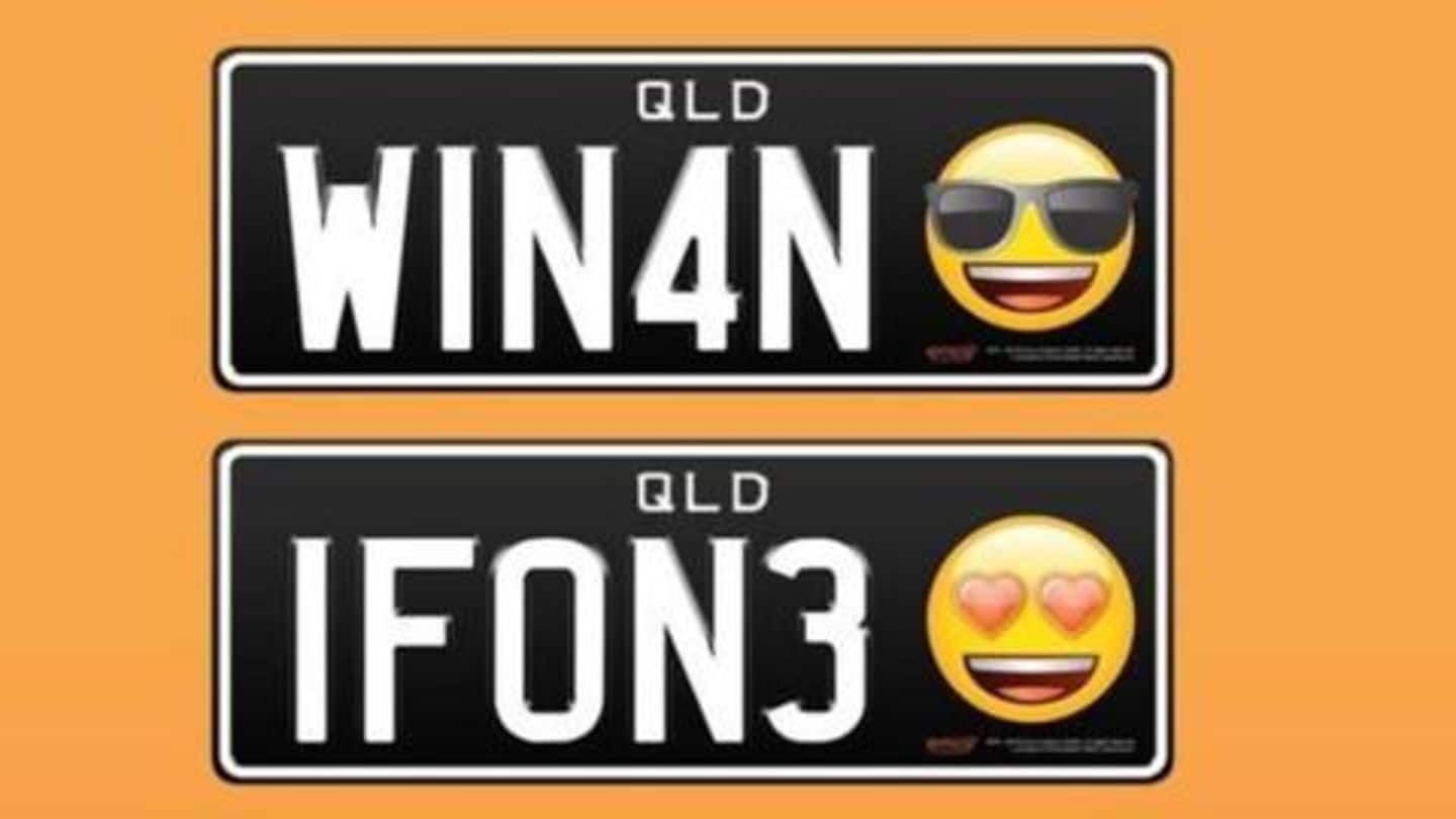 Now, Australia allows citizens to put emojis on license plates