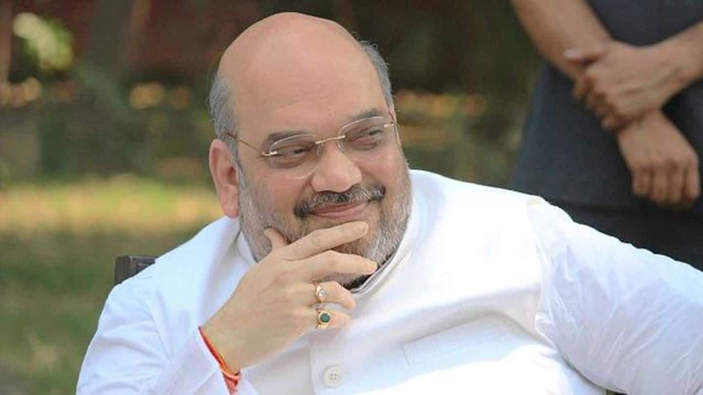 Amit Shah arrives in Mumbai for movie screening, party meetings