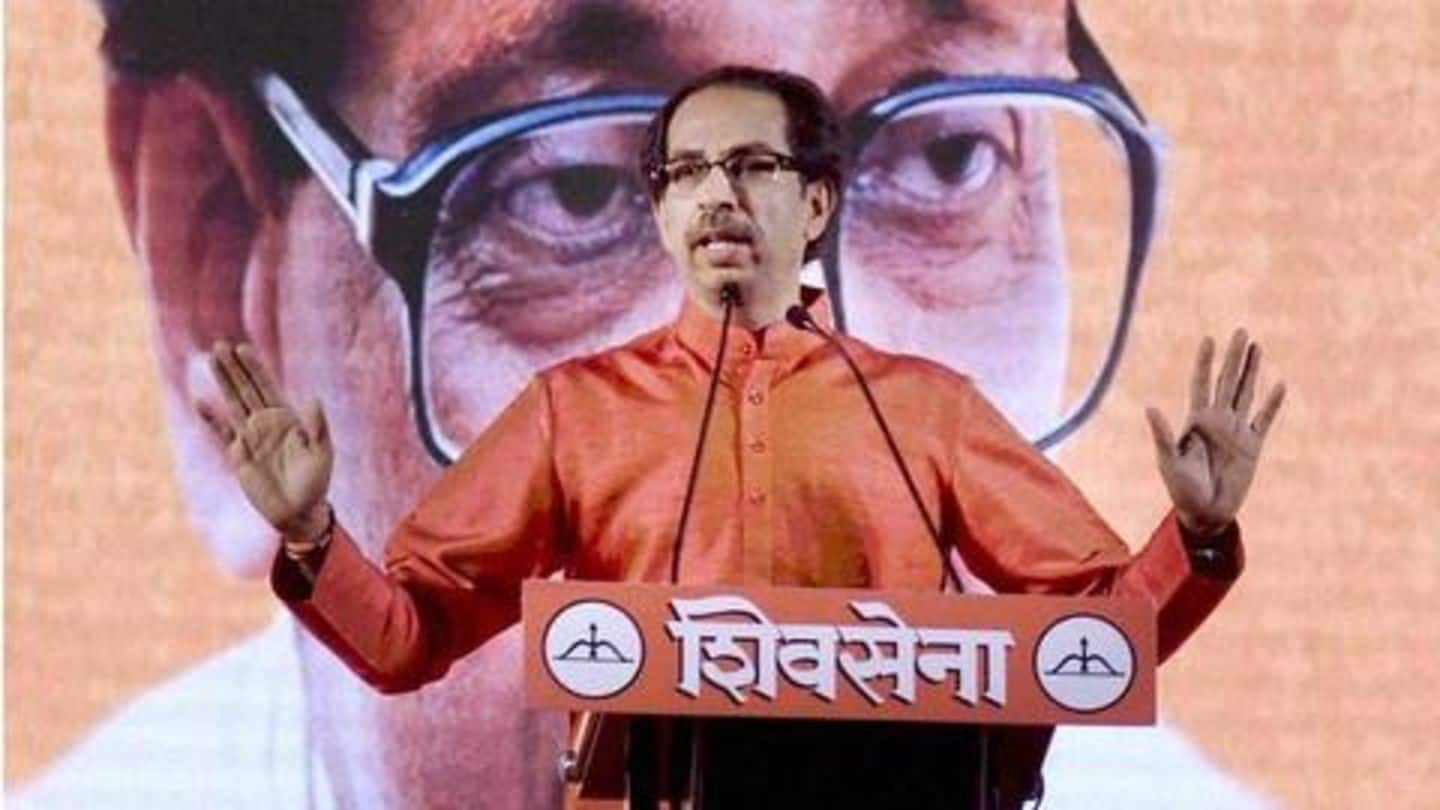 Ayodhya issue: Sena puts temple before government in new slogan