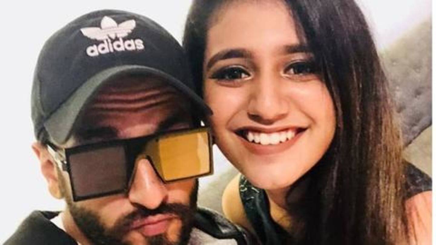 Priya had a fangirl moment with Ranveer Singh Priya had a fangirl moment with Ranveer Singh