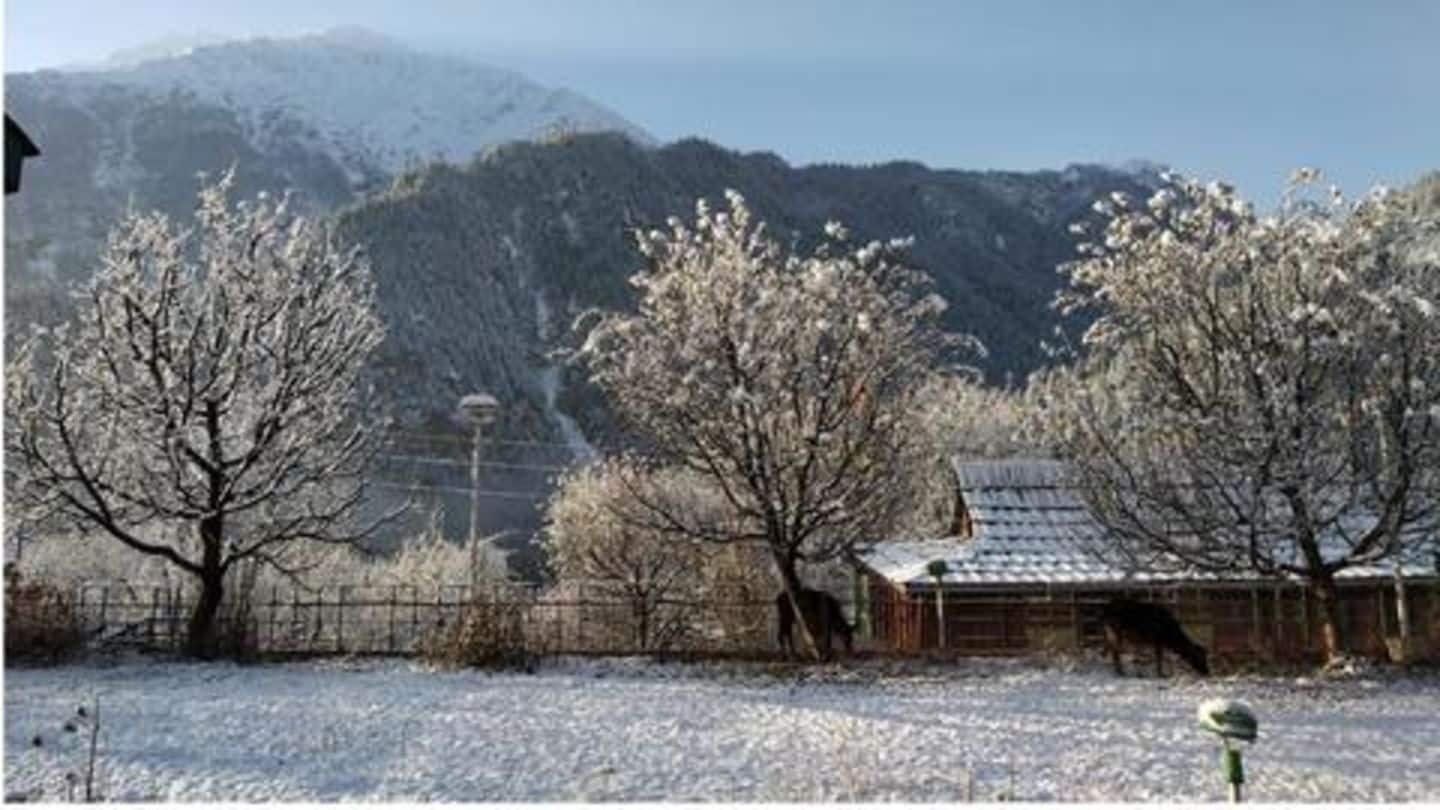 Himachal Pradesh: Fresh snowfall, rain bring temperature down