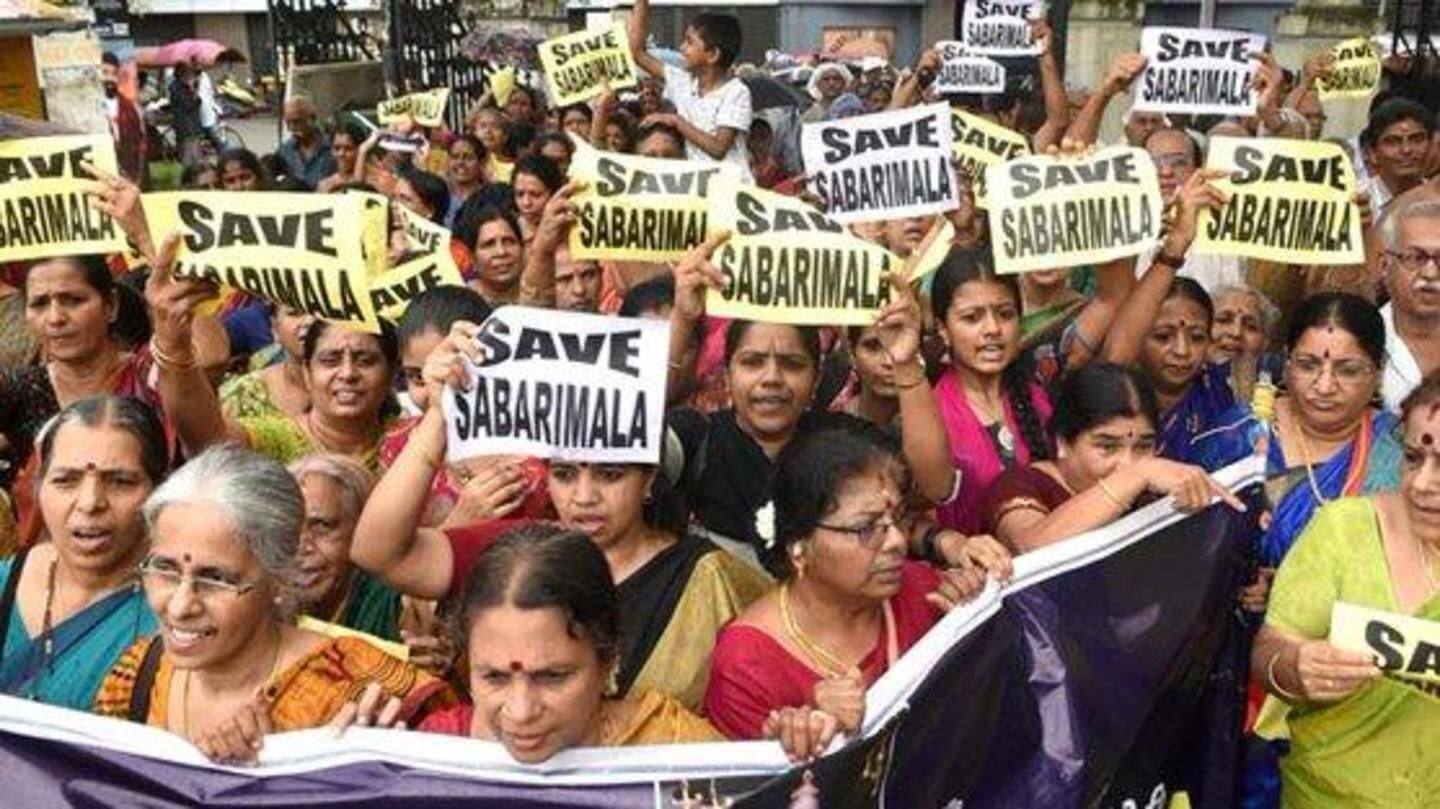Sabarimala row: Protests against Supreme Court verdict continue in South