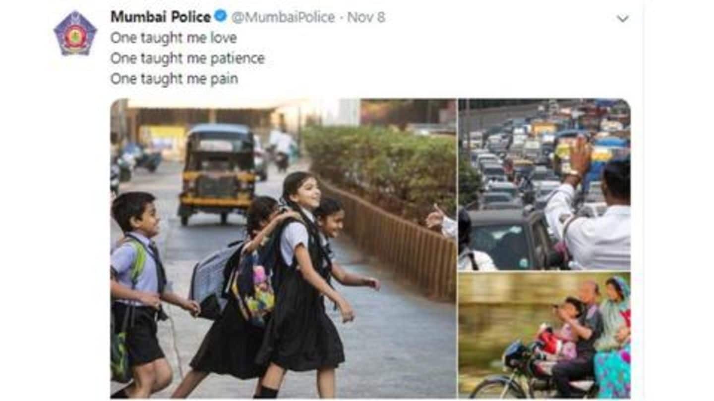 #SaturdayFun: Mumbai Police nails the 'Thank You, Next' meme
