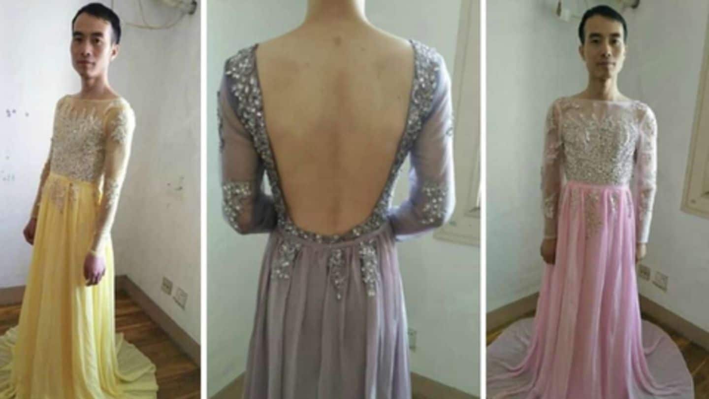 Customer demands dress-pictures, seller sends of himself wearing them