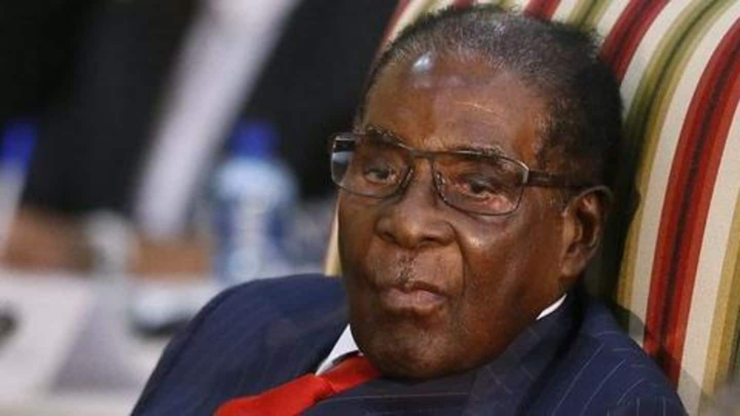 Zimbabwe's ex-President Robert Mugabe looted of Rs. 7cr in cash