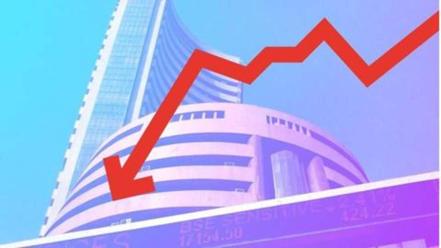 Sensex falls over 200 points on weak global cues