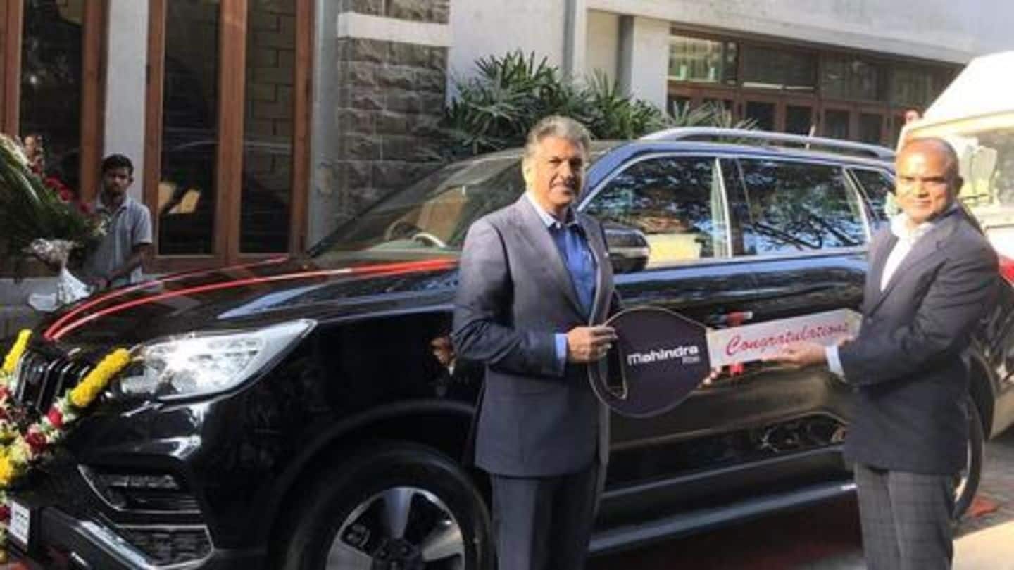 Anand Mahindra wants nickname for his car. There's a prize