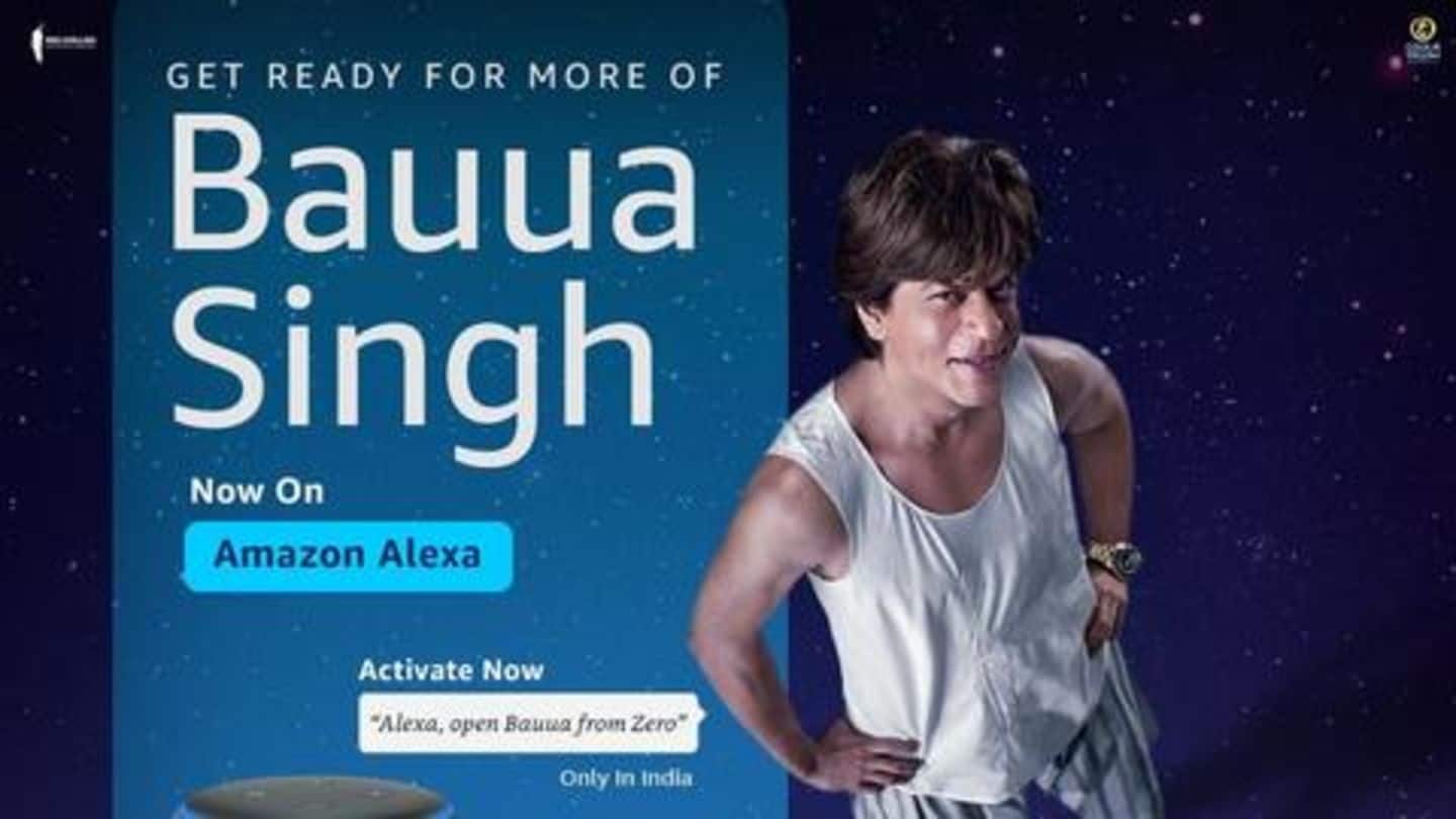 Now listen to Bauua Singh from 'Zero' on your Alexa