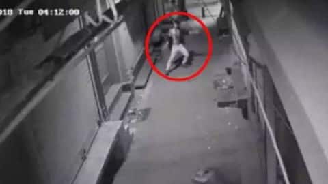 Delhi: Burglar shakes a leg after successful burglary