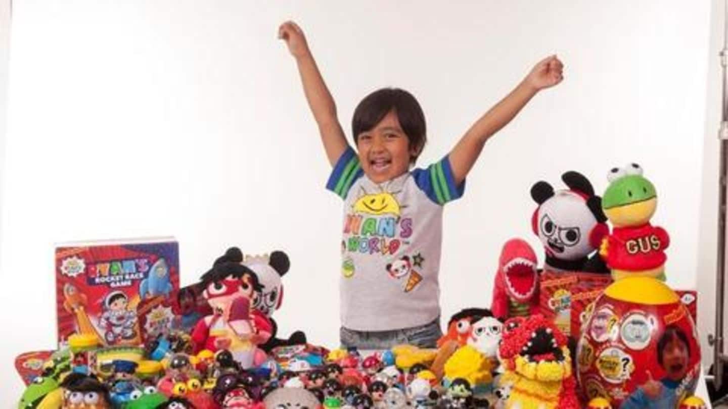 This 7-year-old reviews toys on YouTube, earns Rs. 155cr annually