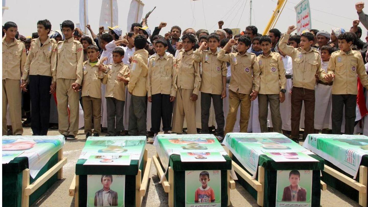 New toll shows 40 children killed in Yemen bus attack