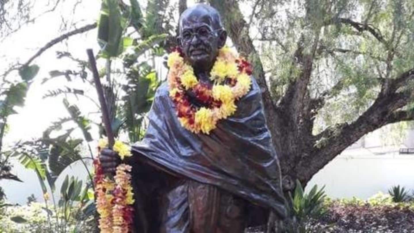 President Kovind unveils bronze statue of Mahatma Gandhi in Australia
