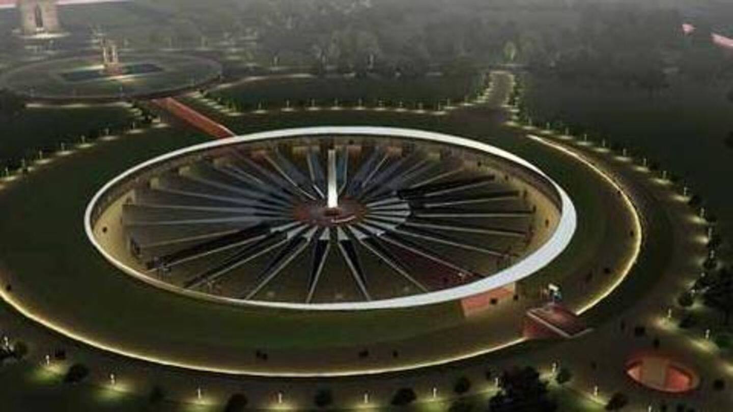 Memorial inspired from 'Chakravyuh' formation, has four thematic concentric circles Memorial inspired from 'Chakravyuh' formation, has four thematic concentric circles