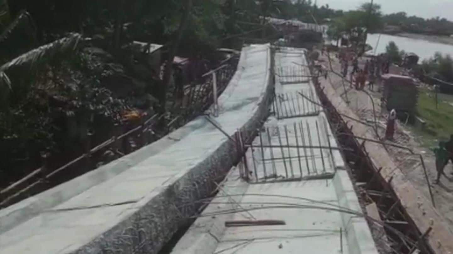 West Bengal: Under-construction bridge collapses in South 24 Parganas