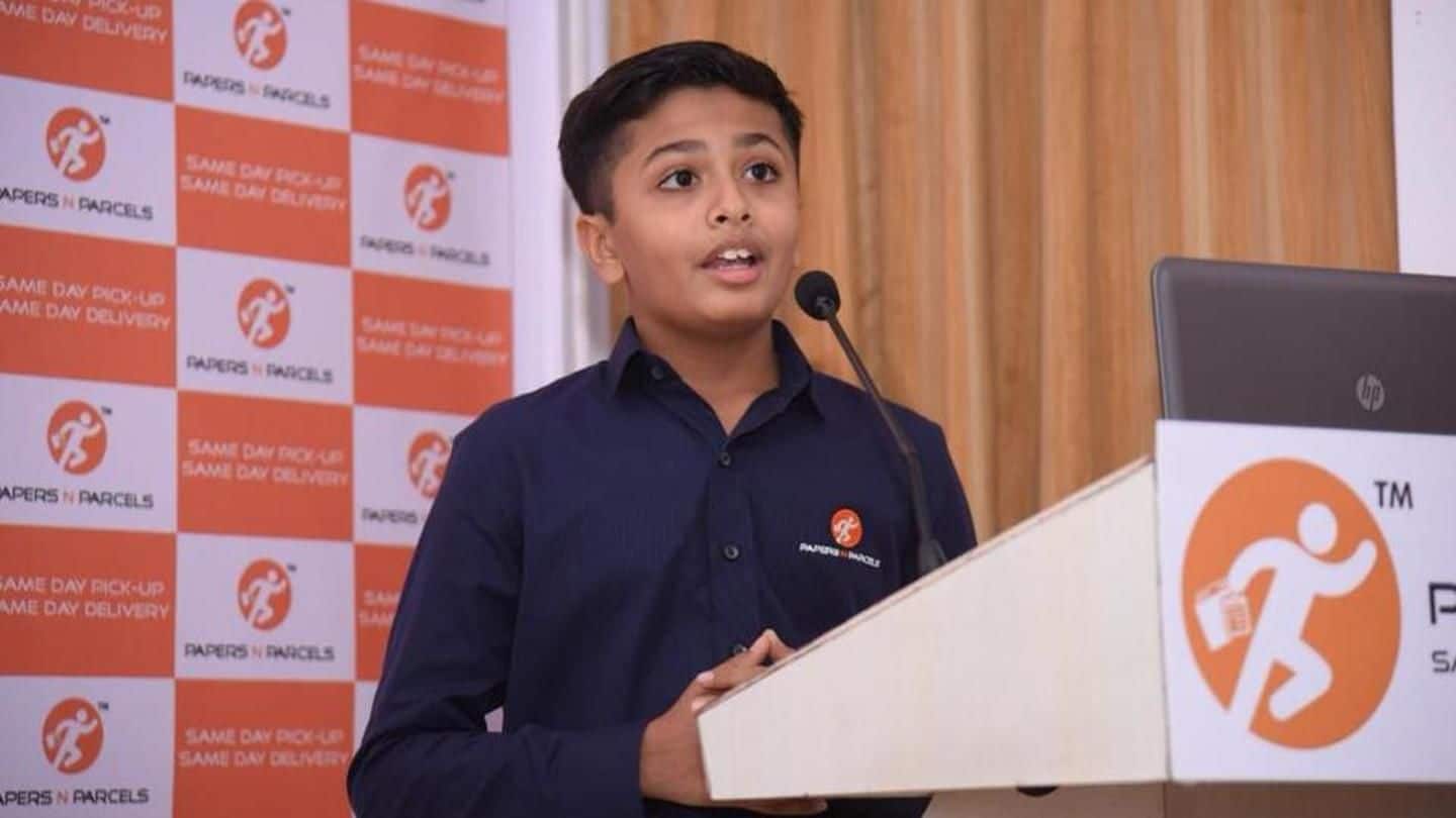13-year-old Mumbai boy is a budding-entrepreneur of a logistics start-up