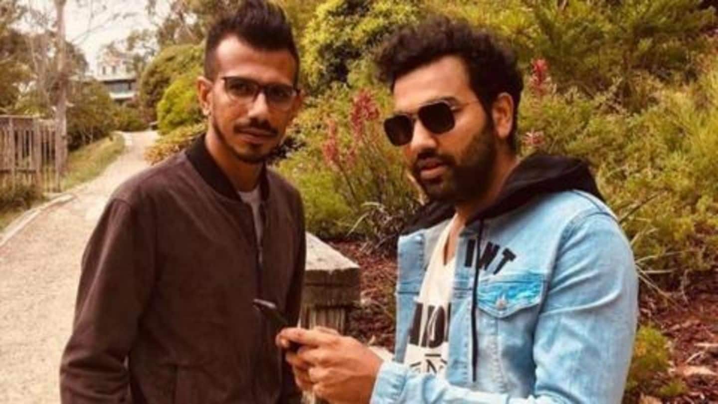 When Rohit Sharma thought Yuzvendra Chahal's muscles are 'intimidating'