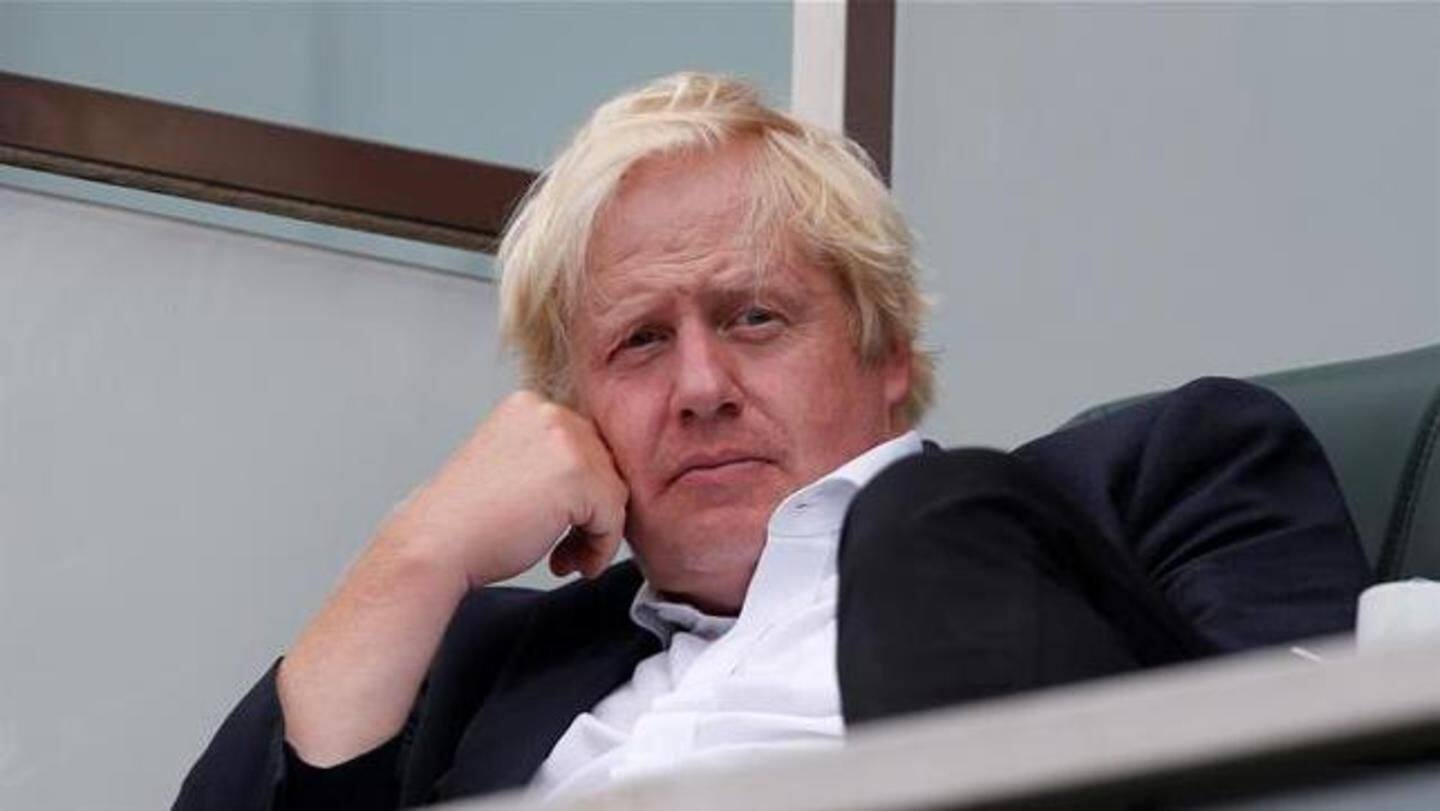 Johnson had quit as Foreign Secretary in July Johnson had quit as Foreign Secretary in July