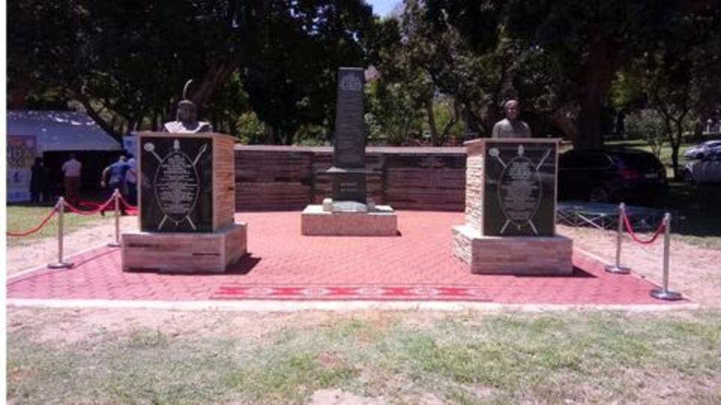 South Africa: Triple monument of Mandela, Sivananda, Zulu King unveiled