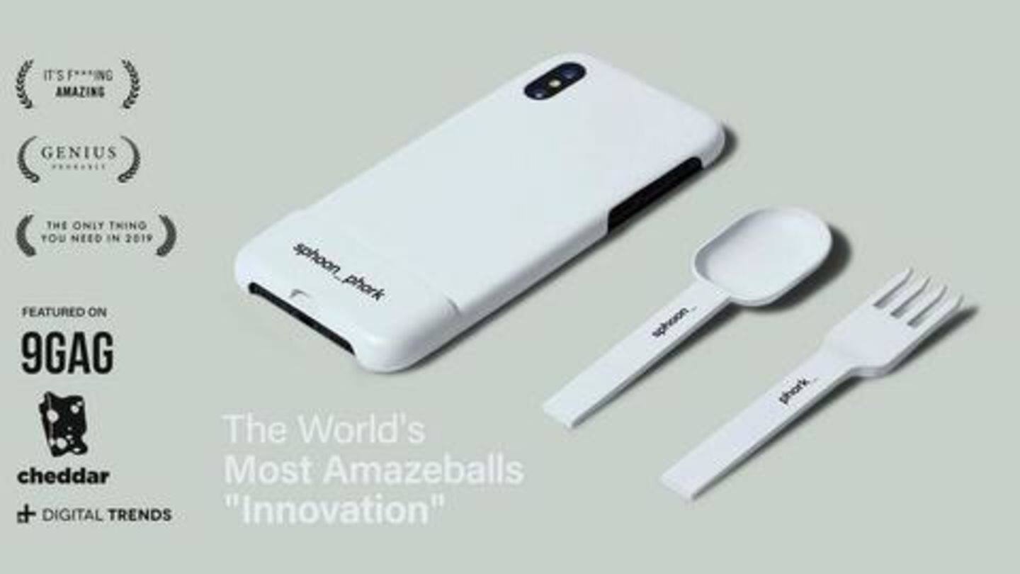 Now, eat and use your smartphone simultaneously using this device