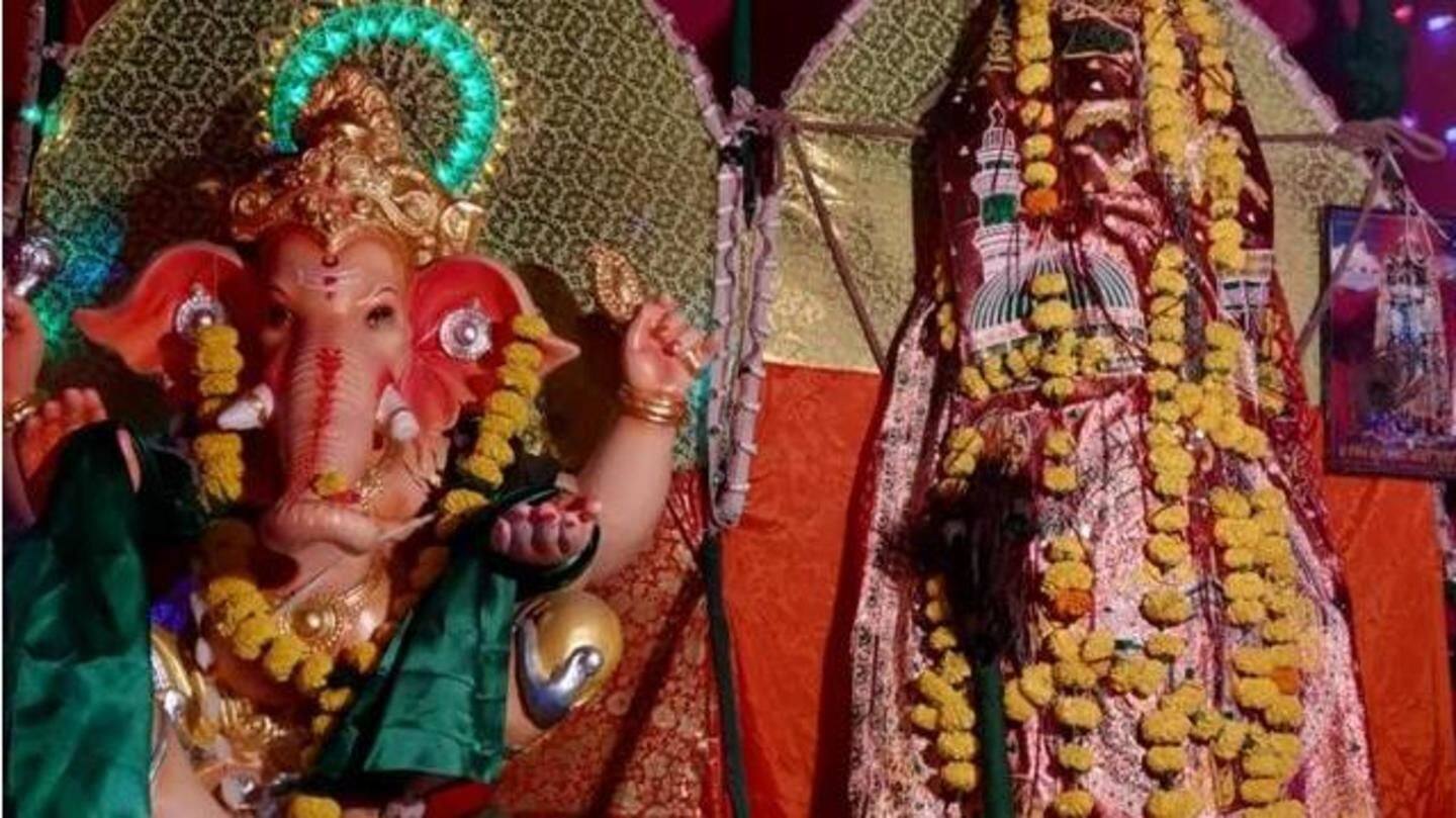 Maharashtra: Muharram sawari, Ganesh idol installed under one roof