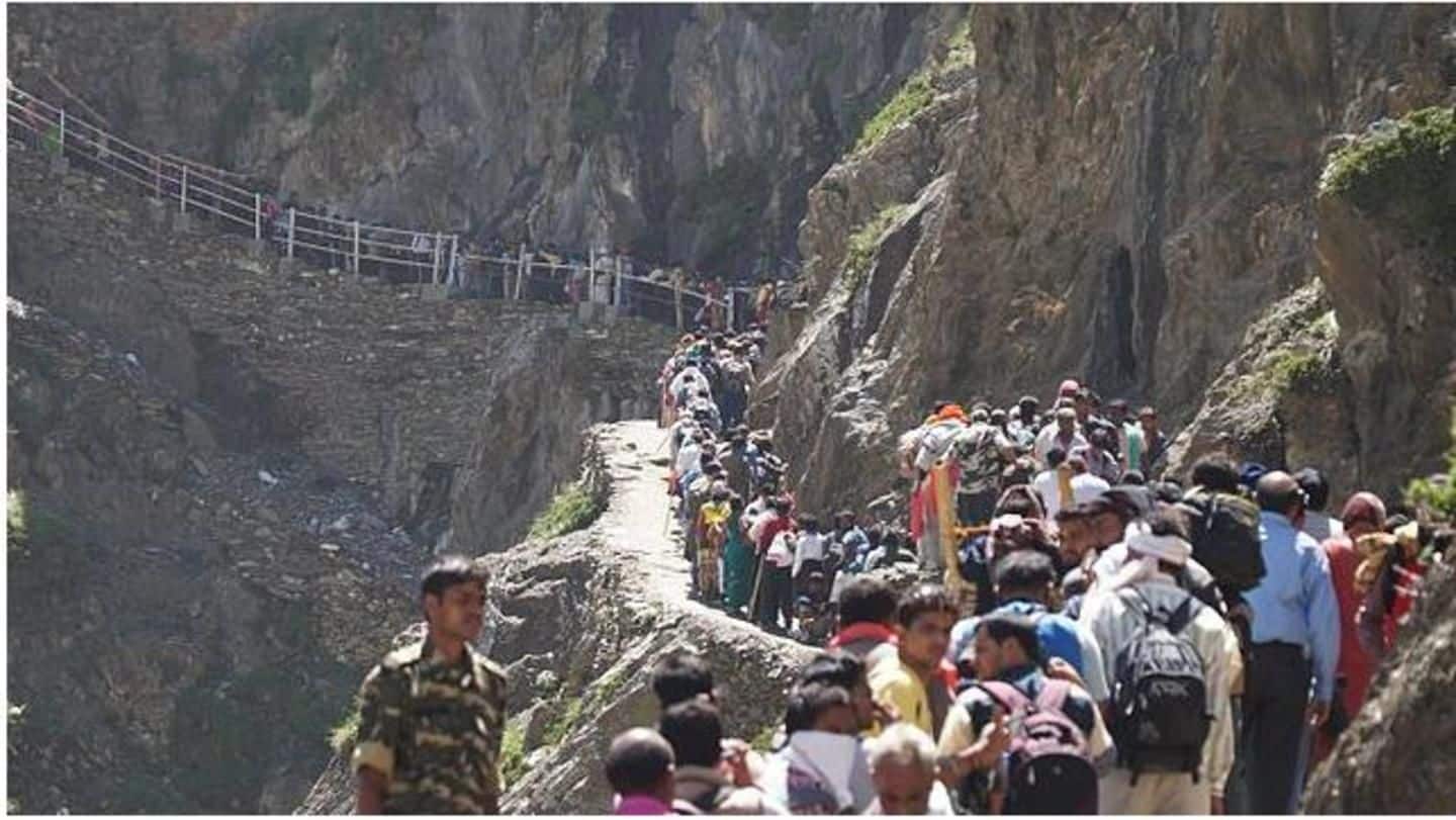 Amarnath Yatra: 10th batch of 5,144 pilgrims leaves from Jammu