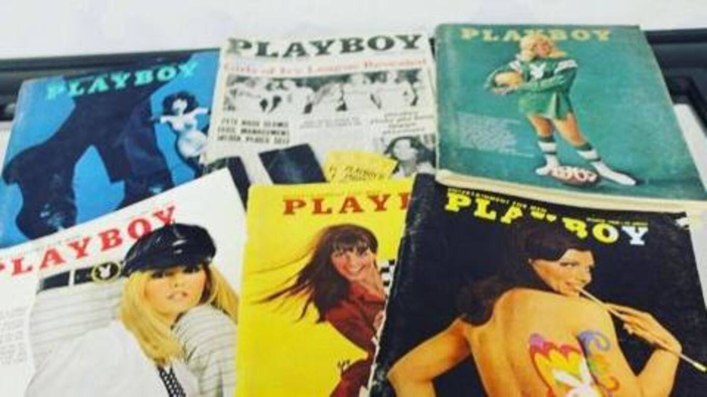 Interestingly, Playboy once had a Braille version of its magazines Interestingly, Playboy once had a Braille version of its magazines
