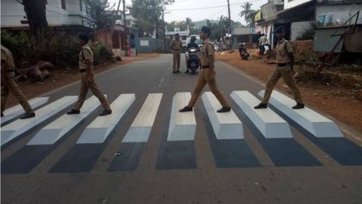 To promote road-safety, Kerala cops recreate Beatles' 'Abbey Road' cover