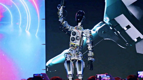 Elon Musk showcases humanoid robot at Tesla AI Day 2022
