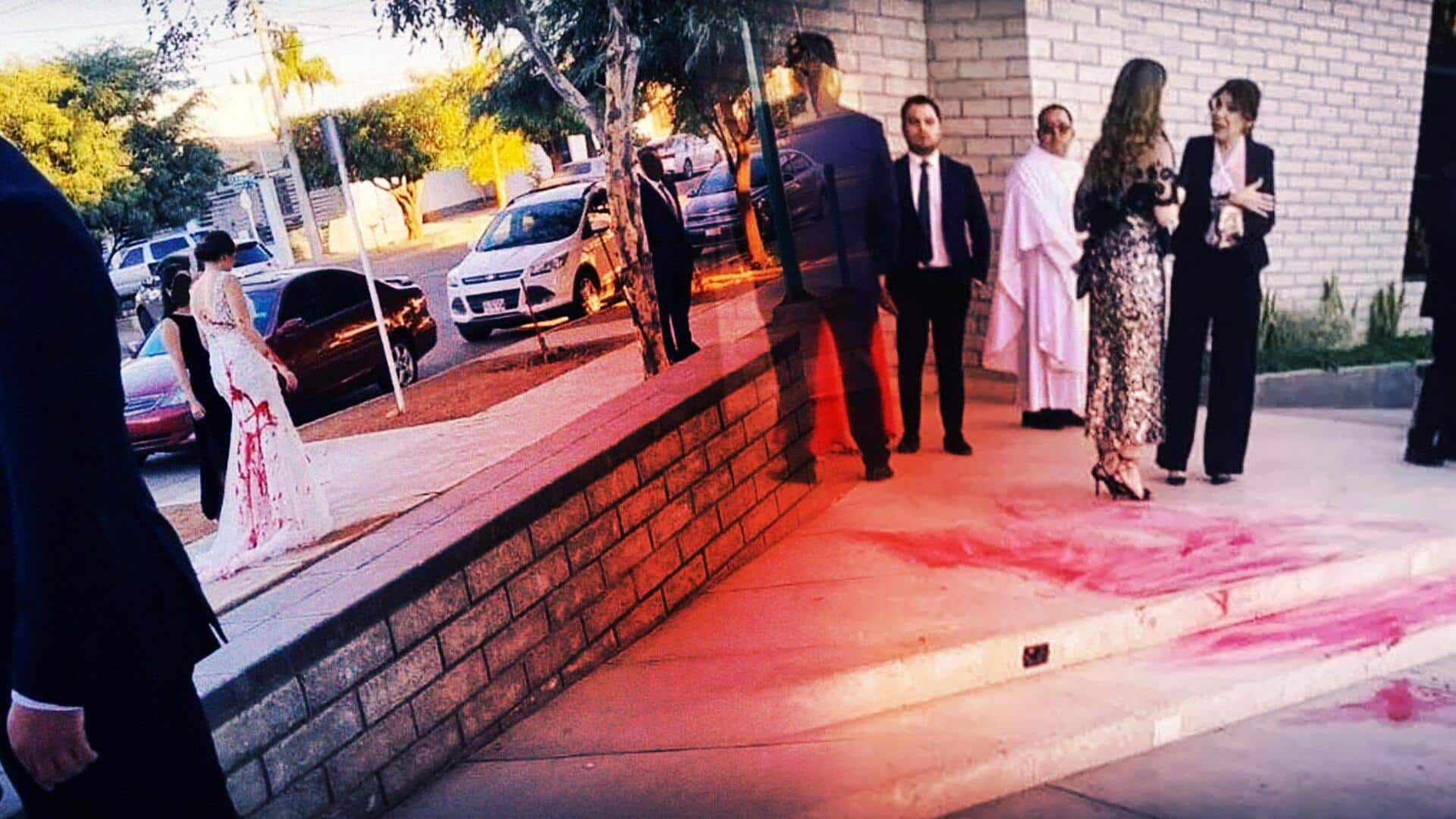 Mexico: Groom's family sabotages wedding, red paint thrown at bride