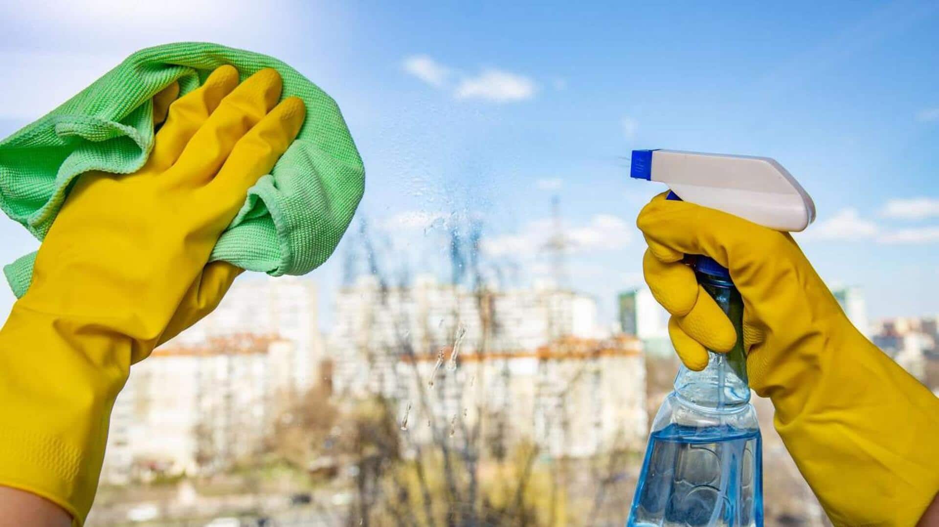How to keep your windows clean using household items